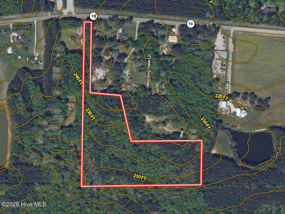 0 Nc 98 Hwy Spring Spring Hope, NC 27882 - Photo 29 of 39 29. Aerial 3 Contour Lines
