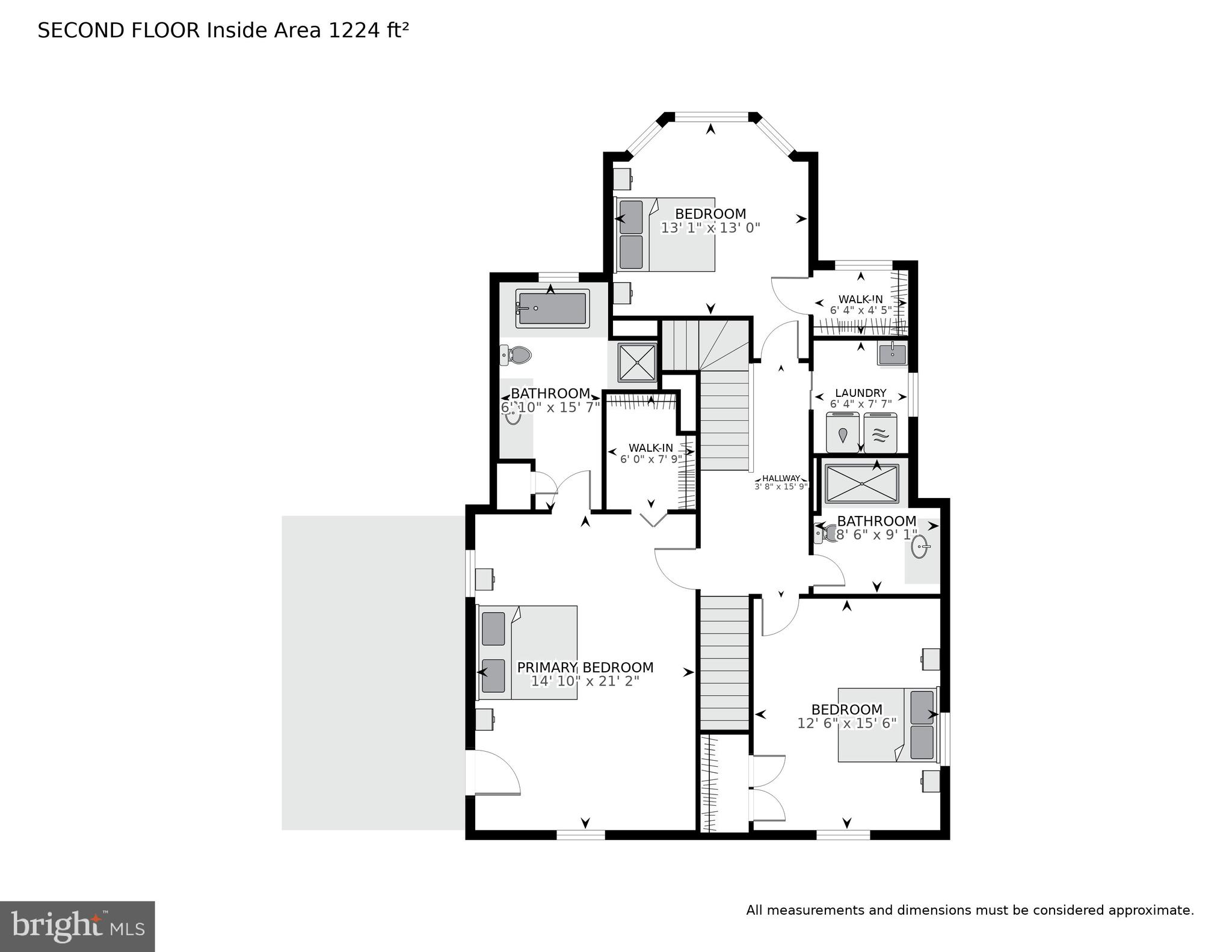 5423 Harwood Road Bethesda, MD 20814 - Photo 41 of 43 Upper level Floor plan