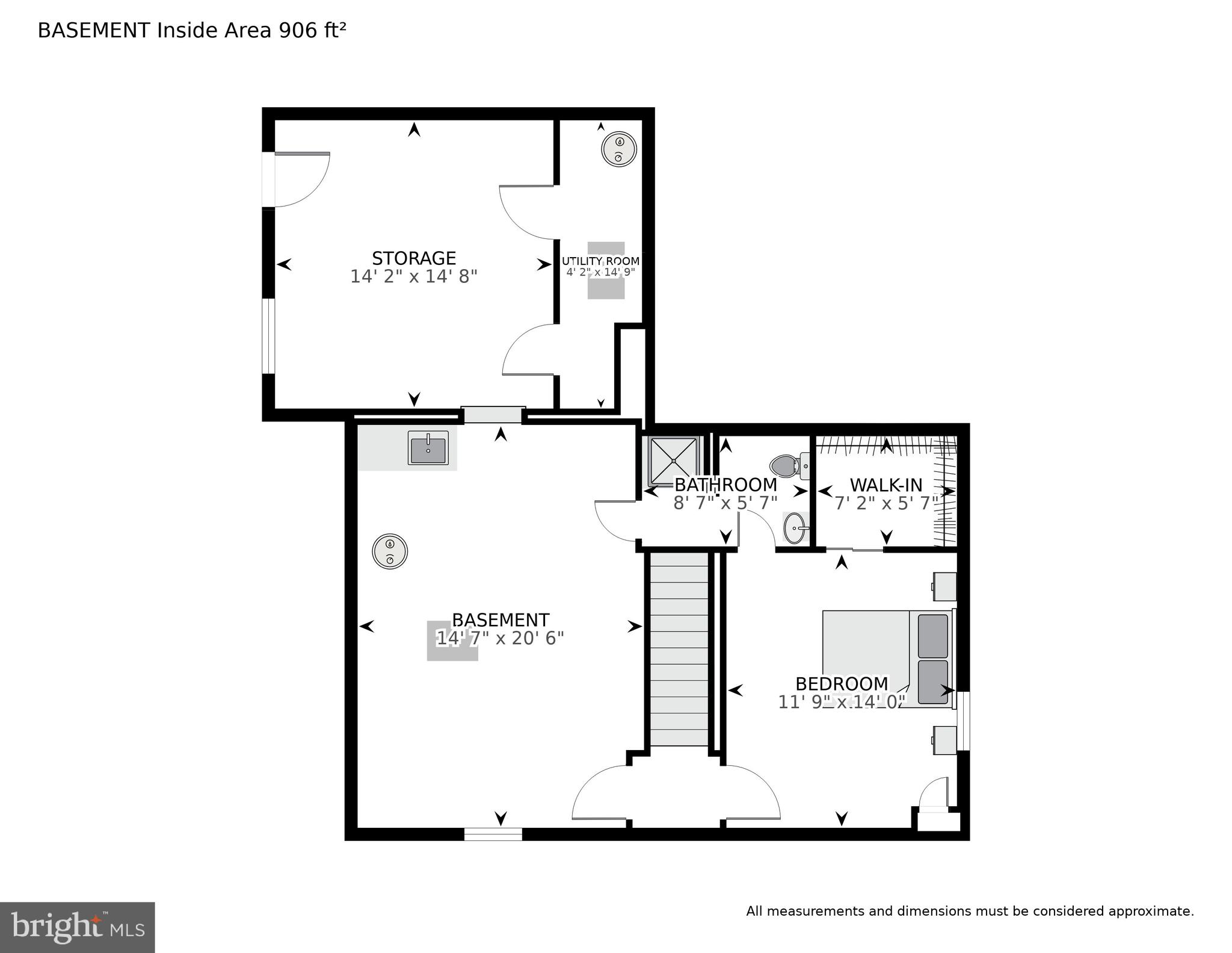 5423 Harwood Road Bethesda, MD 20814 - Photo 42 of 43 Lower Level Floor plan