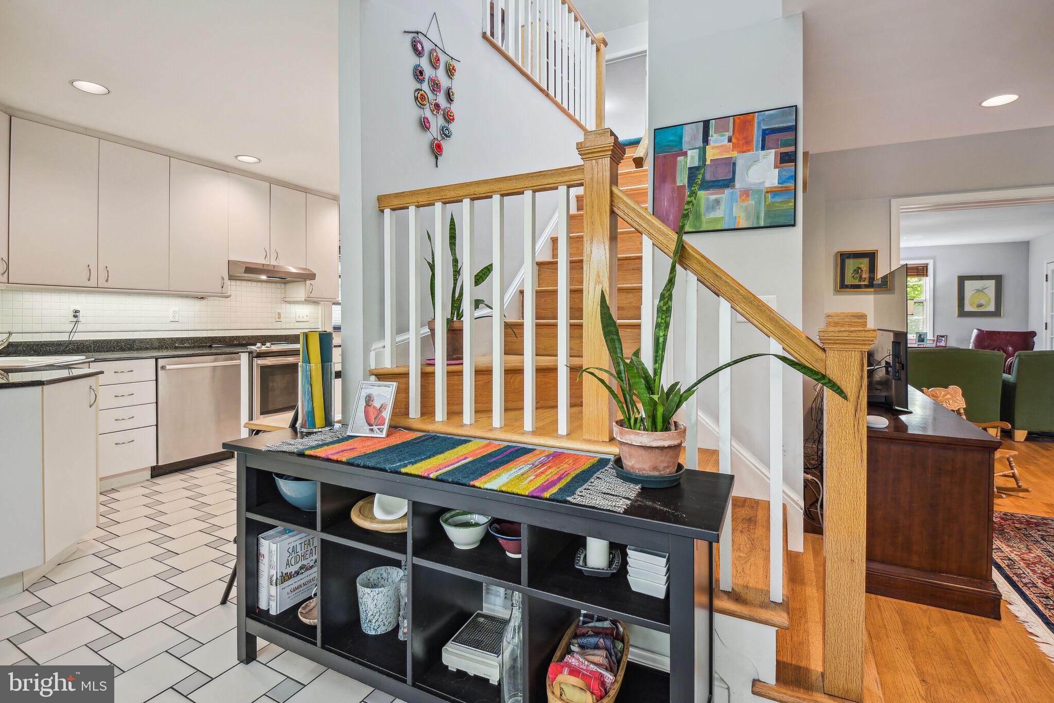 5423 Harwood Road Bethesda, MD 20814 - Photo 10 of 43 Back Staircase to Upper Level