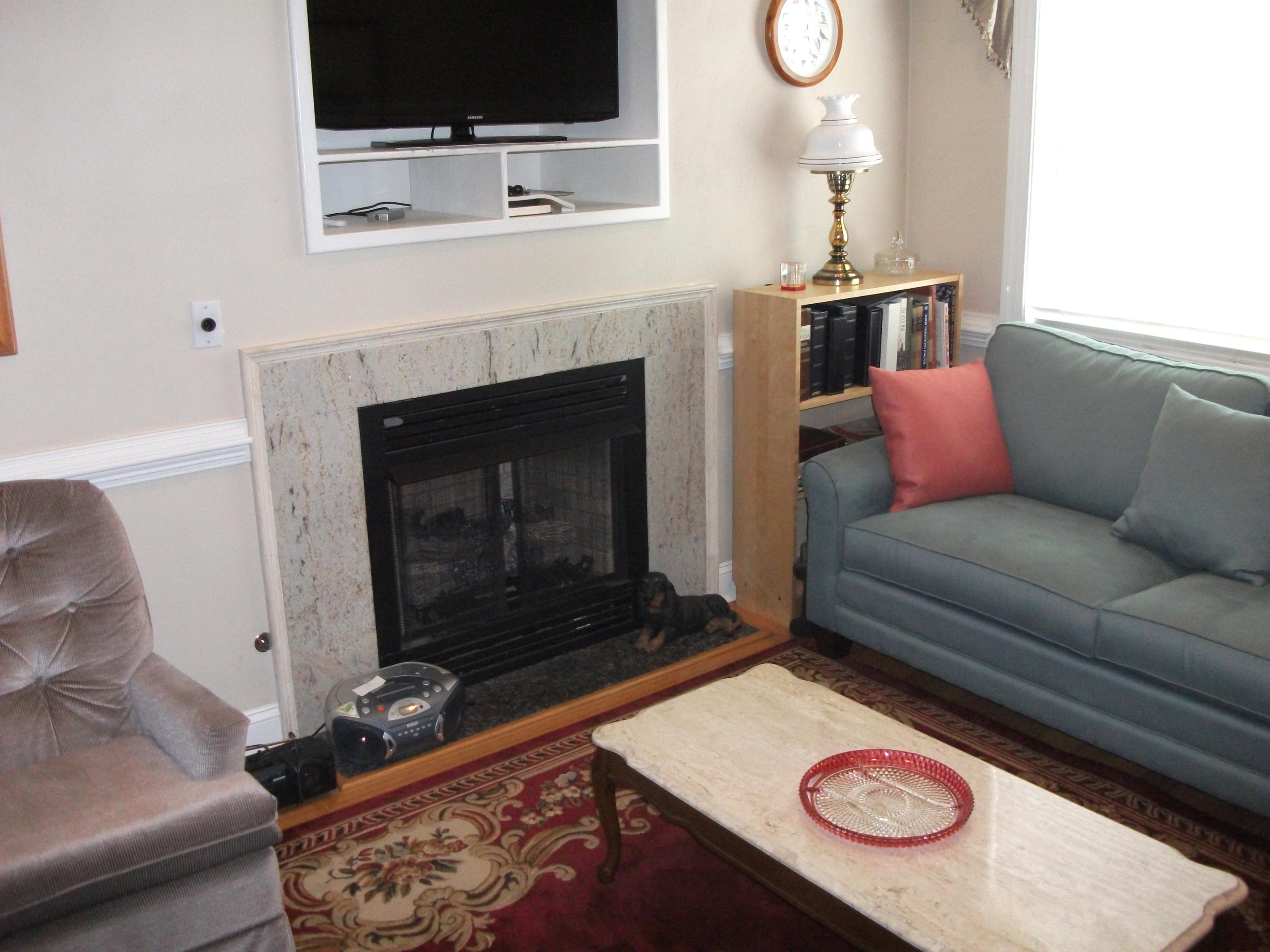 94 Stoney Mill Road Rocky Mount, VA 24151 - Photo 3 of 24 a living room with furniture and a fireplace