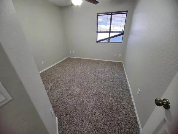 an entryway door with a window