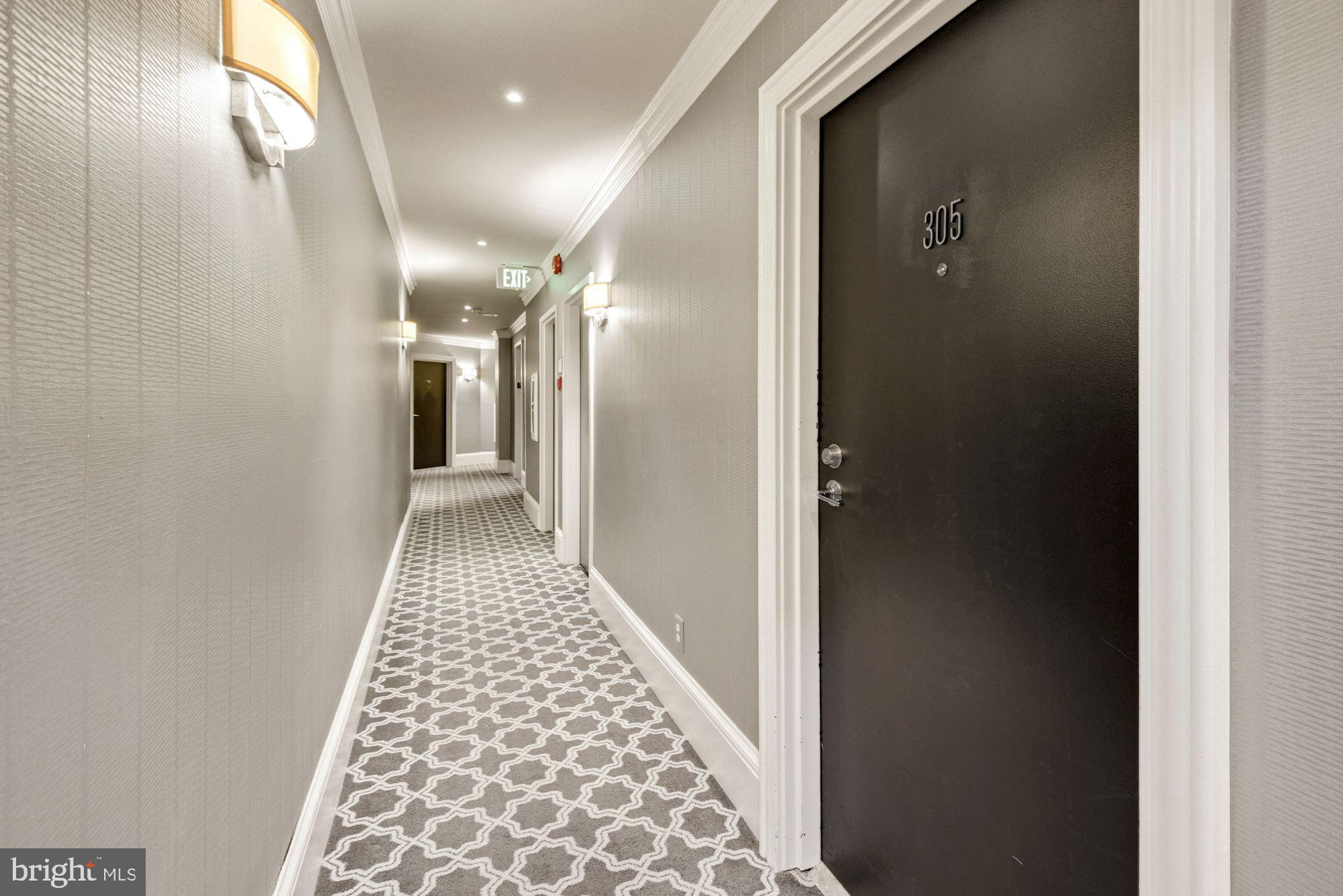 2001 16th Street Northwest, Unit 305 Washington, DC 20009 - Photo 4 of 42 Hallway