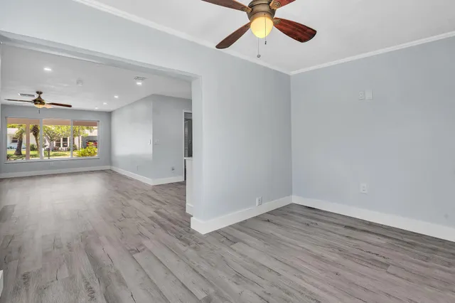 a house with trees in front of it