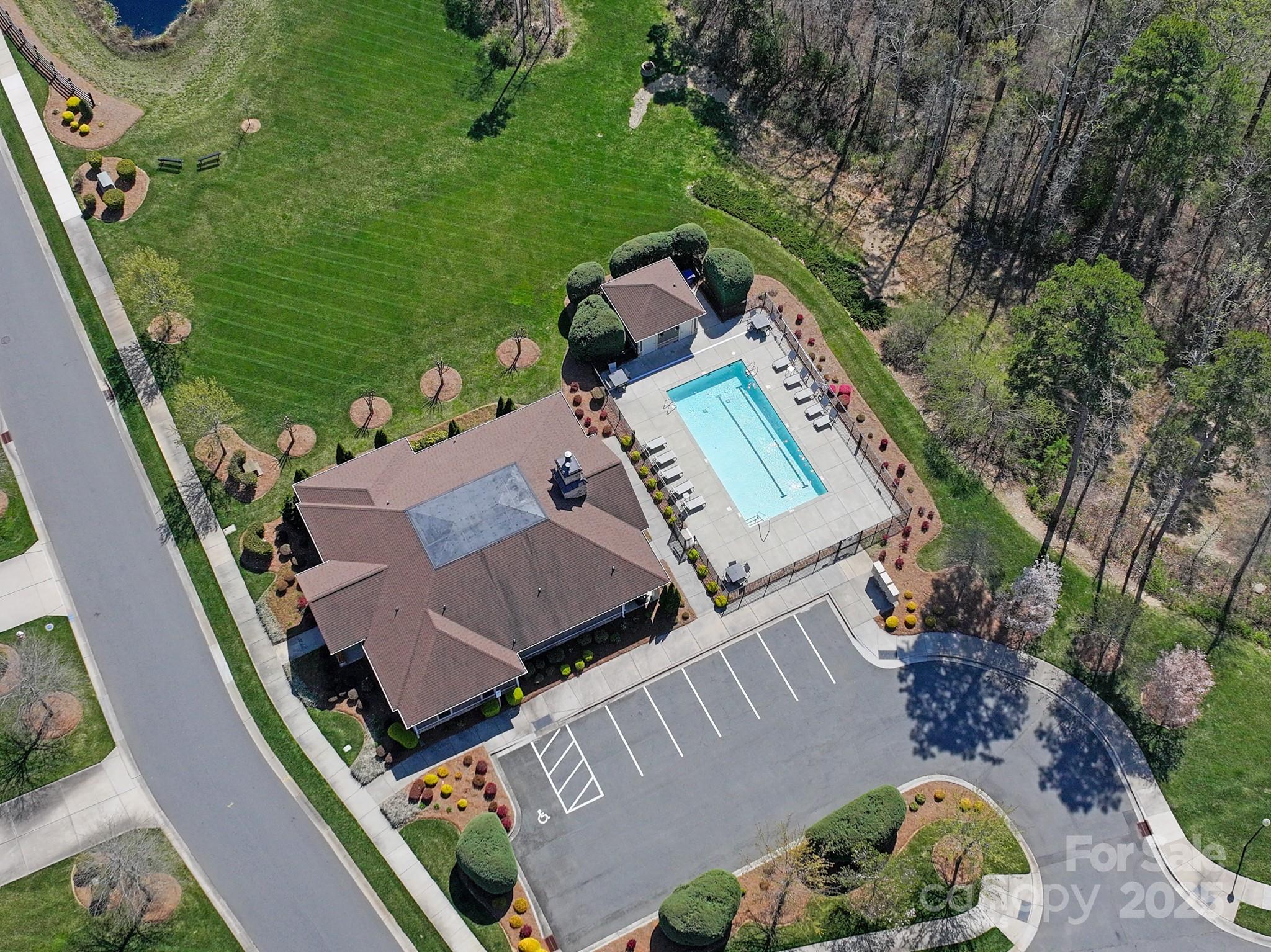 1128 Avalon Place Matthews, NC 28104 - Photo 39 of 39 an aerial view of a house with outdoor space