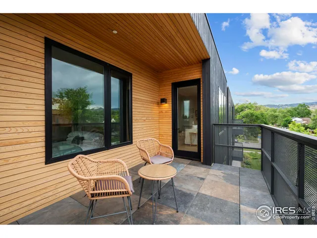 a outdoor space view with a sitting space