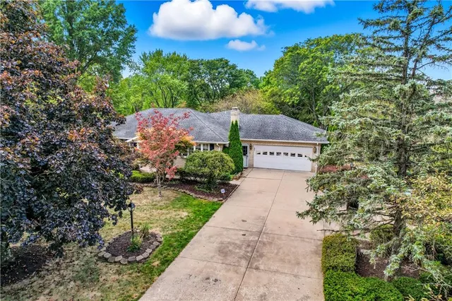 a view of a pathway with a yard