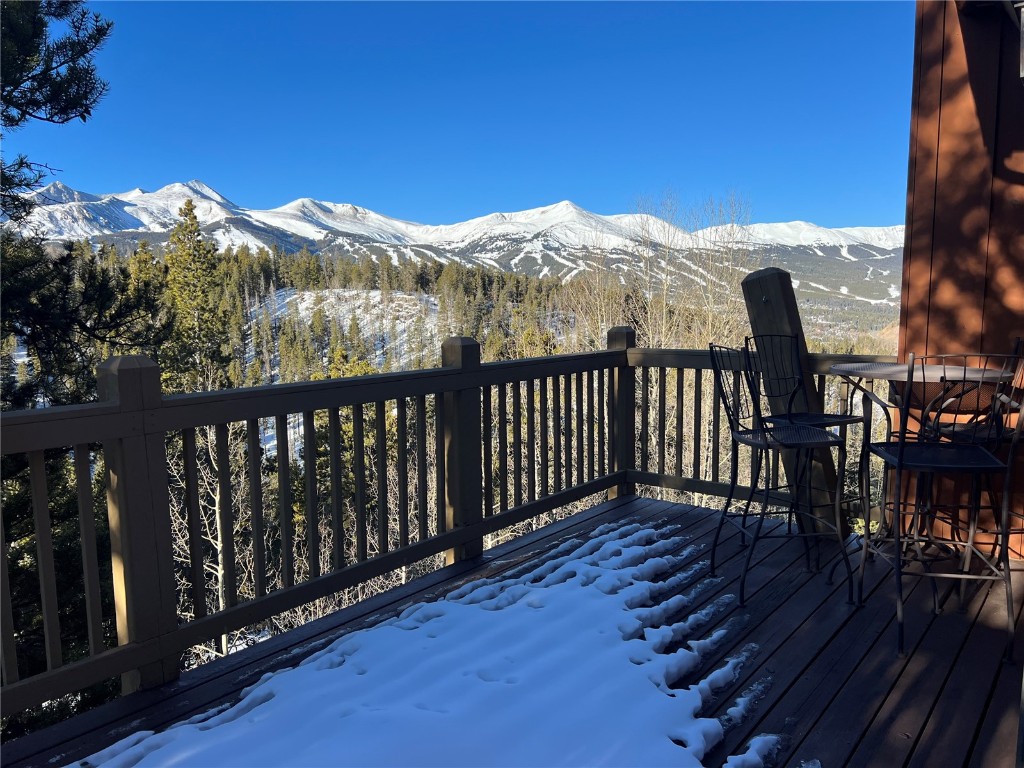2584 Boreas Pass Road Breckenridge, CO 80424 - Photo 17 of 47 Large wrap-around deck with huge views!