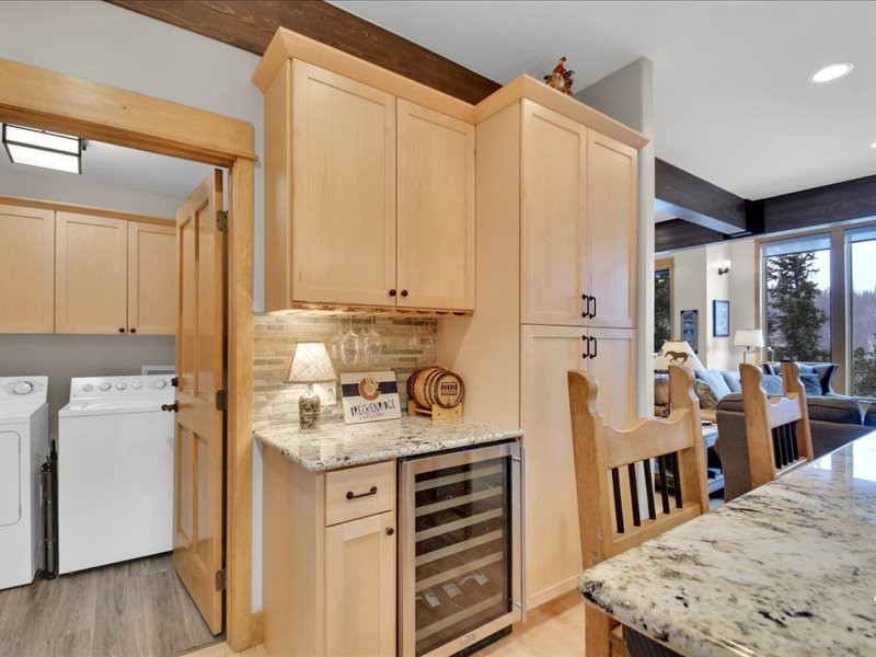 2584 Boreas Pass Road Breckenridge, CO 80424 - Photo 22 of 47 Kitchen - wine cooler and coffee bar