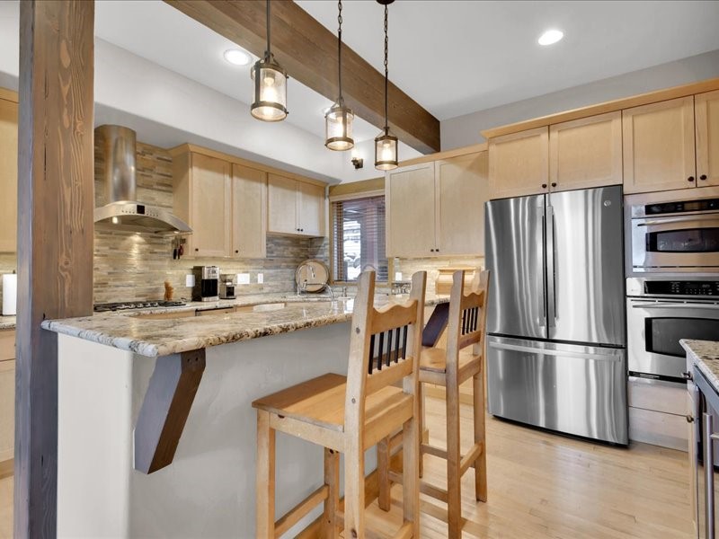 2584 Boreas Pass Road Breckenridge, CO 80424 - Photo 23 of 47 Kitchen with stainless steel appliances