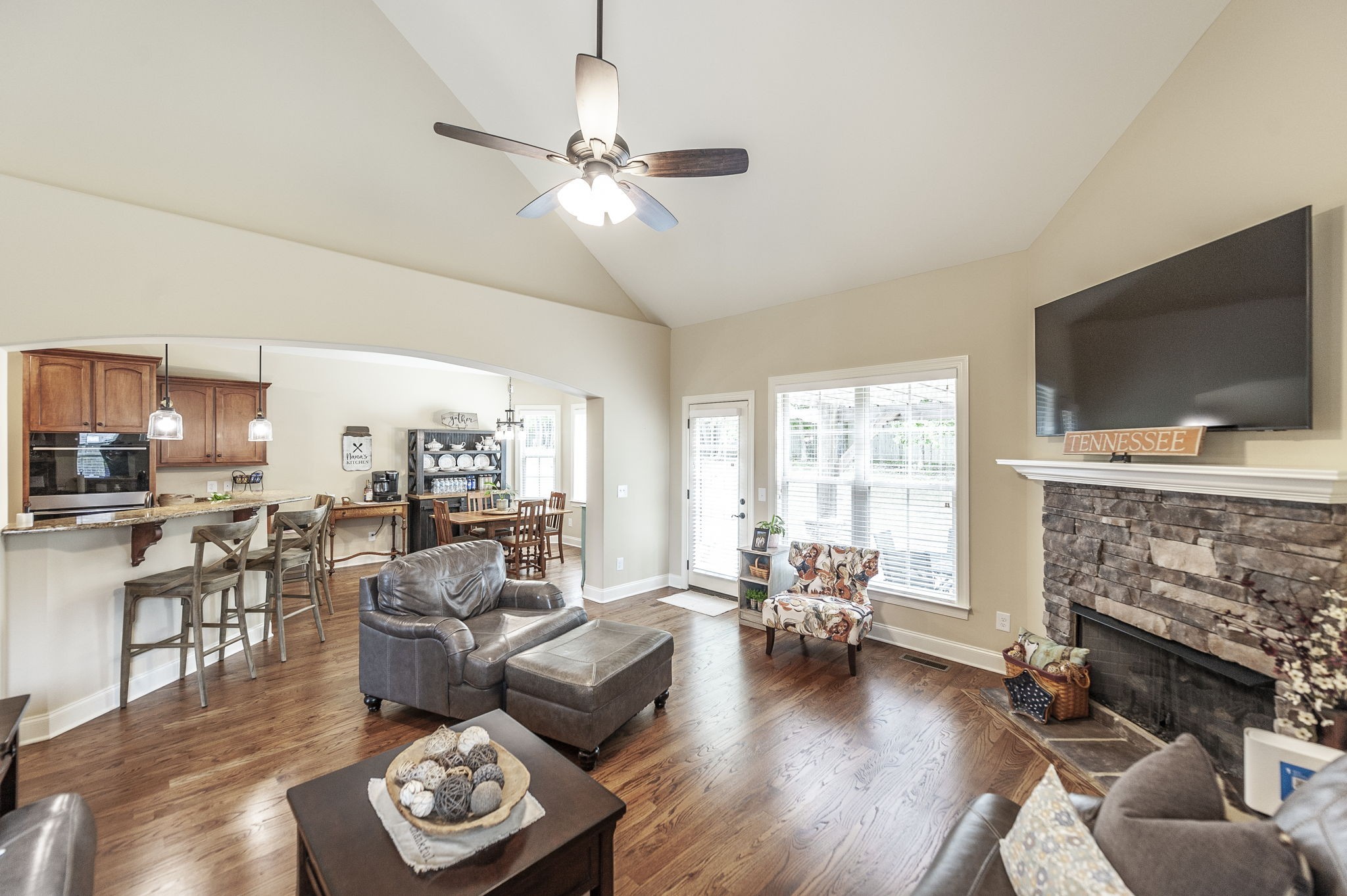 1017 Kendras Run Gallatin, TN 37066 - Photo 14 of 54 a living room with furniture and a flat screen tv