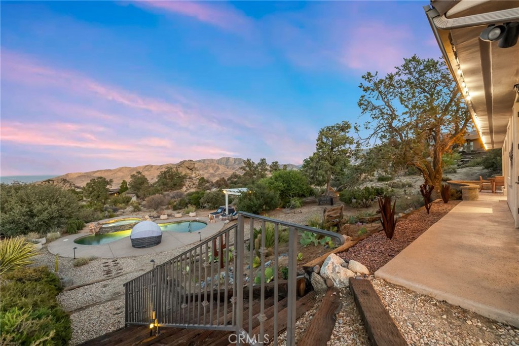 60150 Santa Rosa Road Mountain Center, CA 92561 - Photo 43 of 49 a view of a city from a balcony
