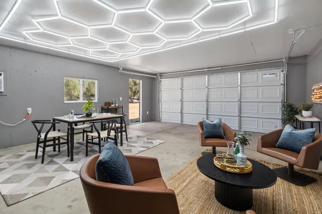 a house view with a outdoor space