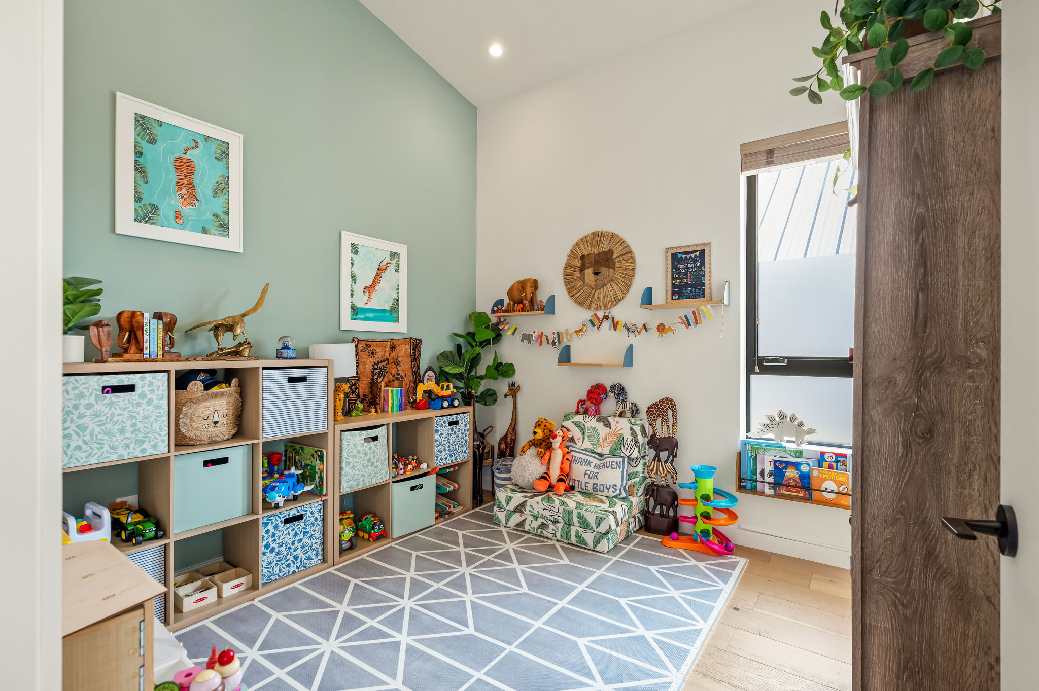 1811 Collier Street Austin, TX 78704 - Photo 26 of 40 Rec room featuring light wood finished floors and recessed lighting