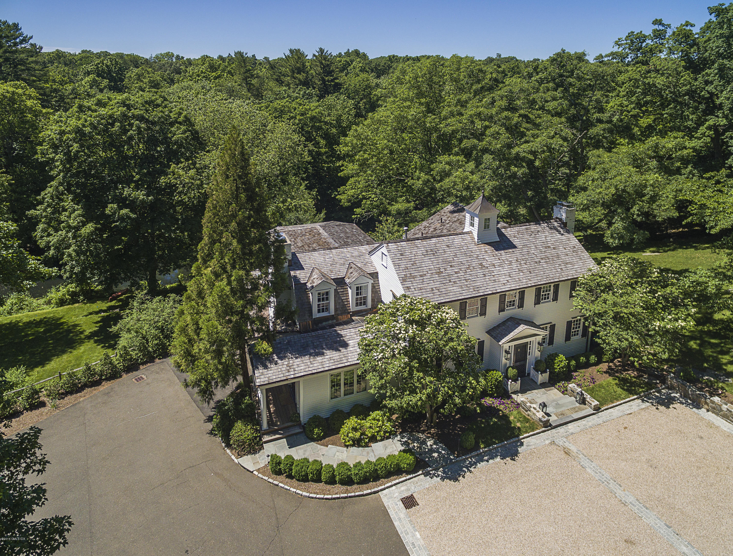 280 Stanwich Road Greenwich, CT 06830 - Photo 42 of 43 Ariel Front