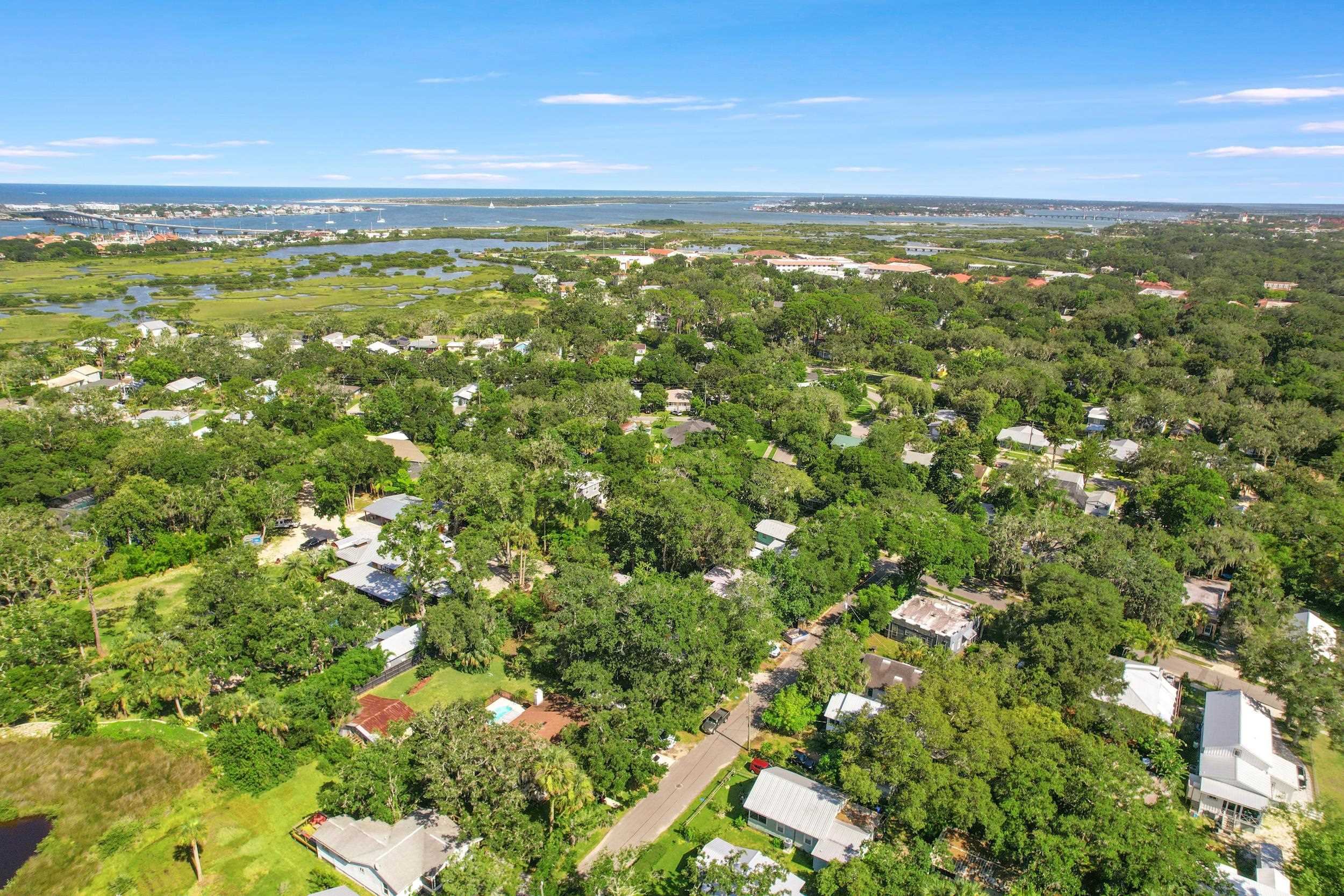 13 Oak Street St. Augustine, FL 32084 - Photo 10 of 39 a view of a city and an ocean