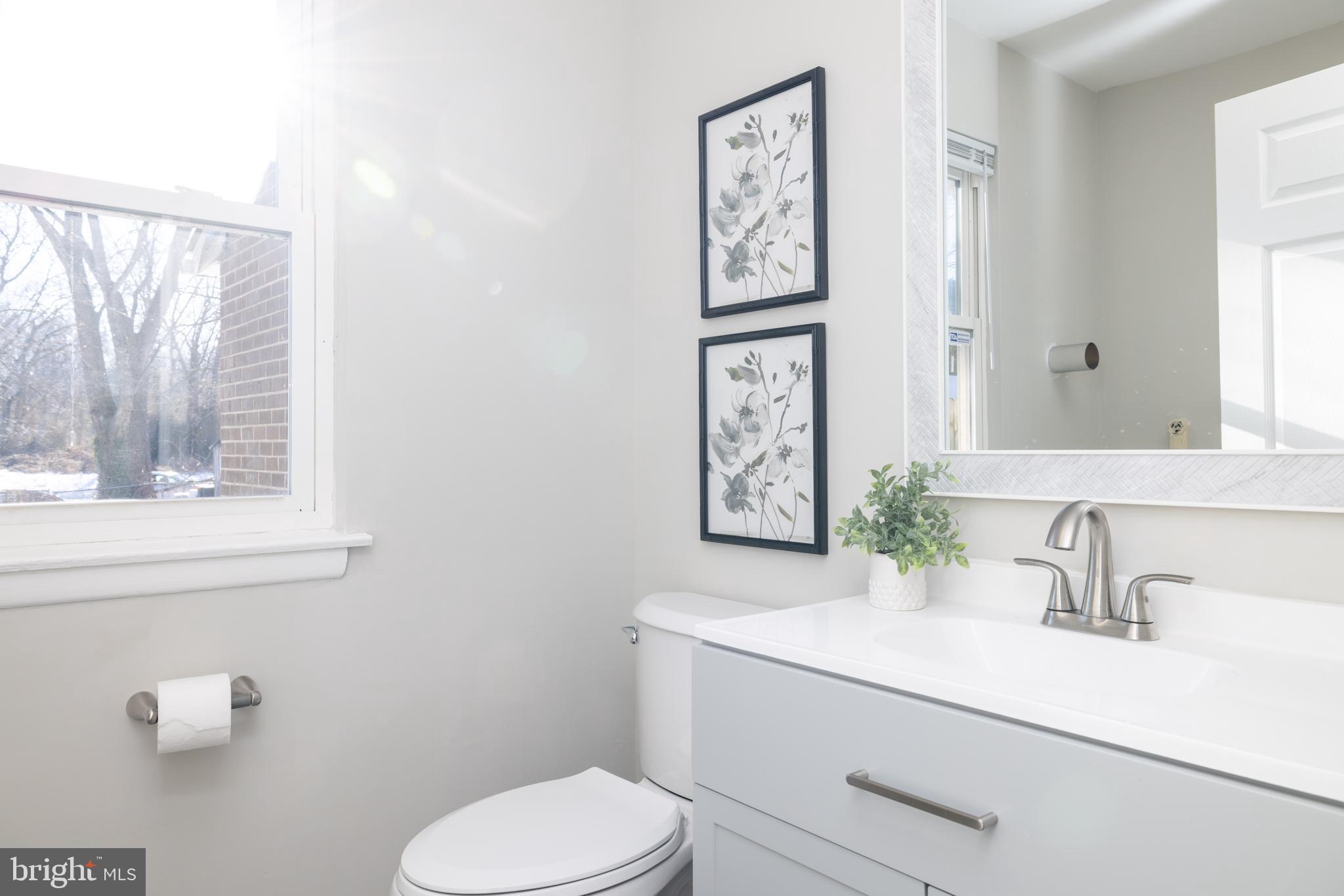 209 West Edgewater Way Newark, DE 19702 - Photo 11 of 34 a bathroom with a toilet sink and mirror