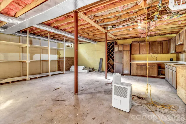 a view of an entrance of the building