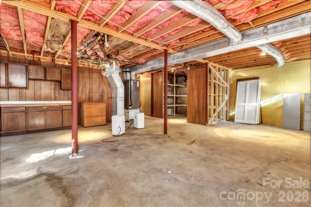 a view of storage and utility room