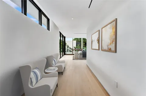 a view of a living room and dining room