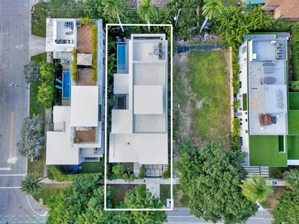 a view of a city with tall buildings