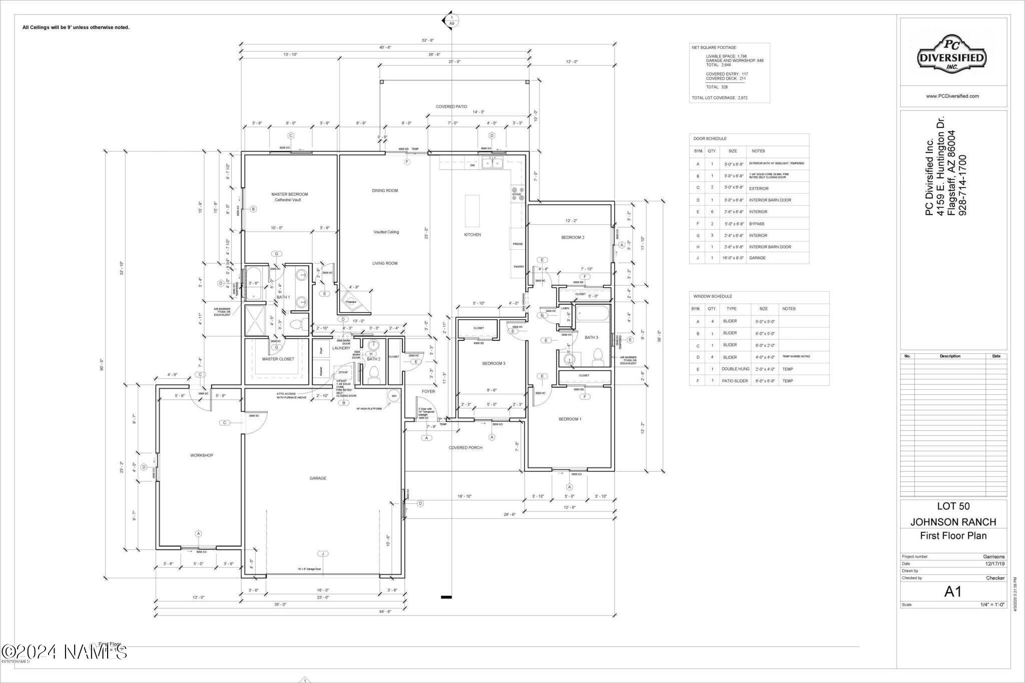 6525 Johnson Ranch Road Flagstaff, AZ 86004 - Photo 44 of 44 Builder Floorplan