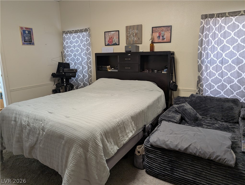 320 6th Street Panaca, NV 89042 - Photo 14 of 30 View of carpeted bedroom