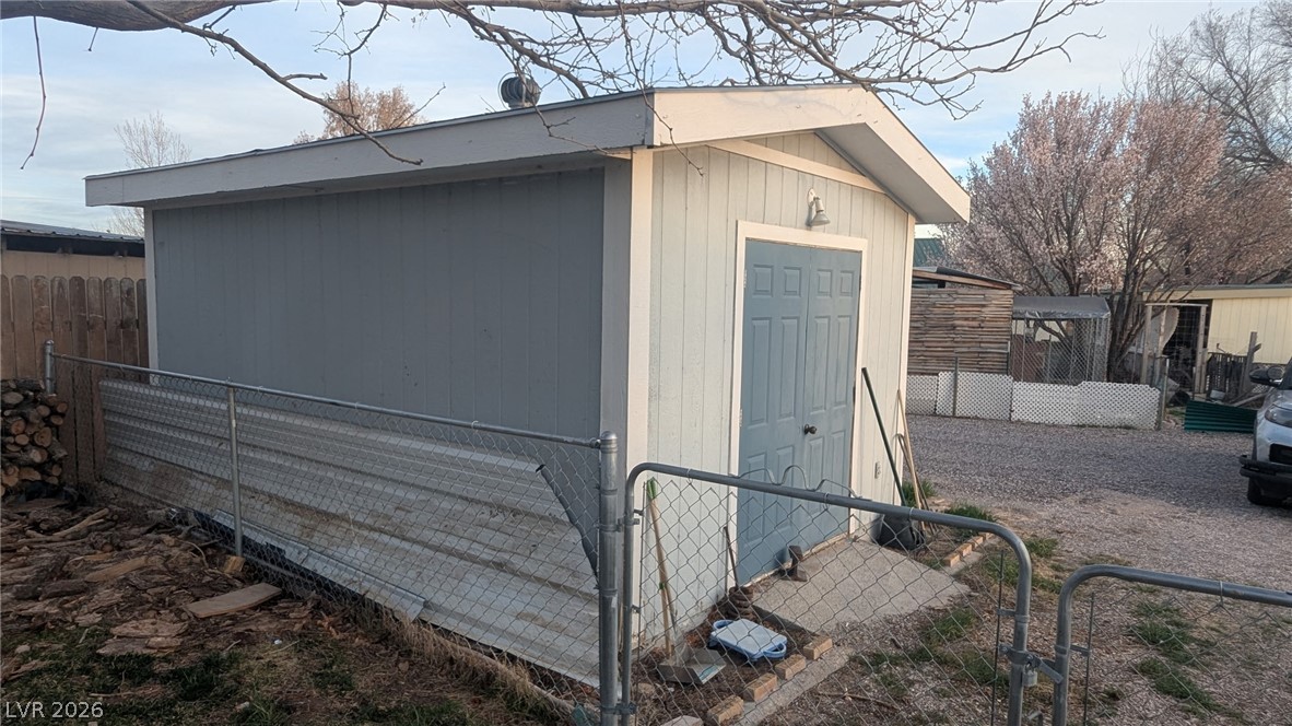 320 6th Street Panaca, NV 89042 - Photo 26 of 30 View of shed with a gate