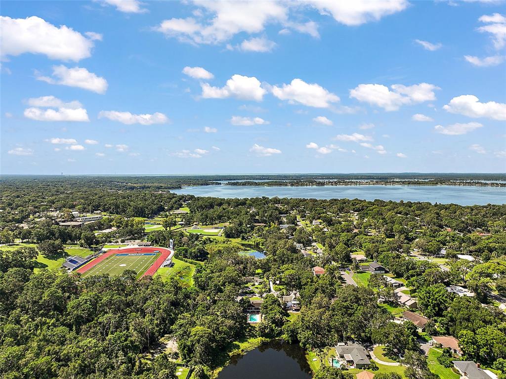 705 West Summit Court Mount Dora, FL 32757 - Photo 37 of 37 a view of an outdoor space with a lake view and mountain view