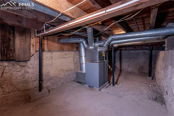 a view of water heater room