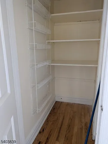 a view of a room with empty racks