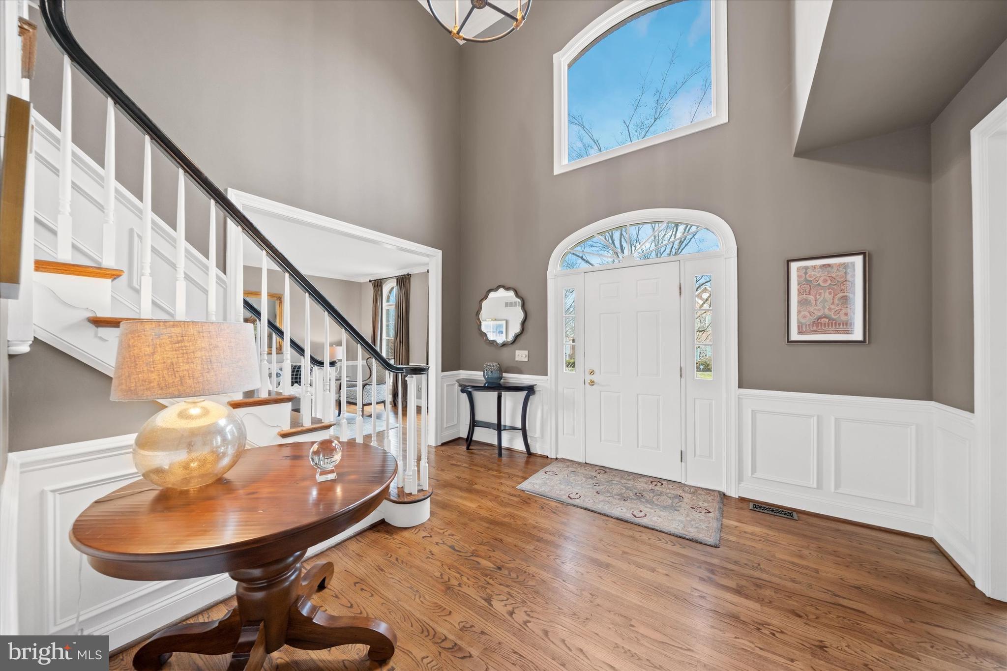 716 Regency Hill Road Hockessin, DE 19707 - Photo 4 of 73 Stunning Staircase, Window & Wainscoting