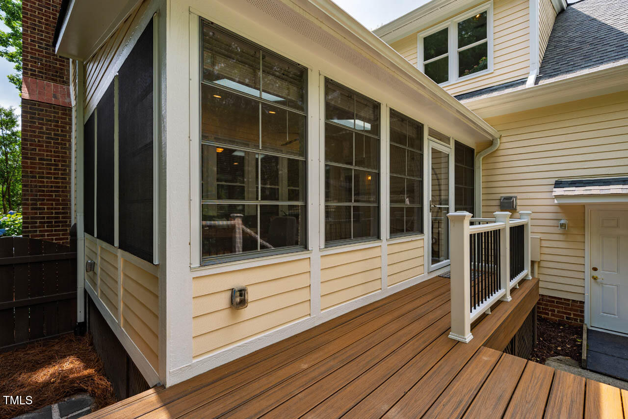5205 Coffee Tree Drive Raleigh, NC 27613 - Photo 50 of 51 a view of a balcony with on the wooden floor