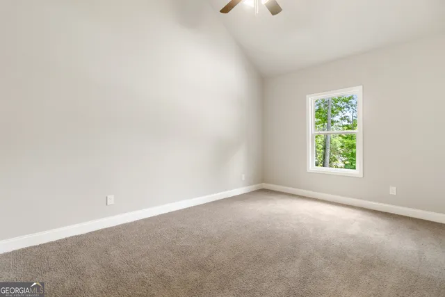 a view of a window in a room