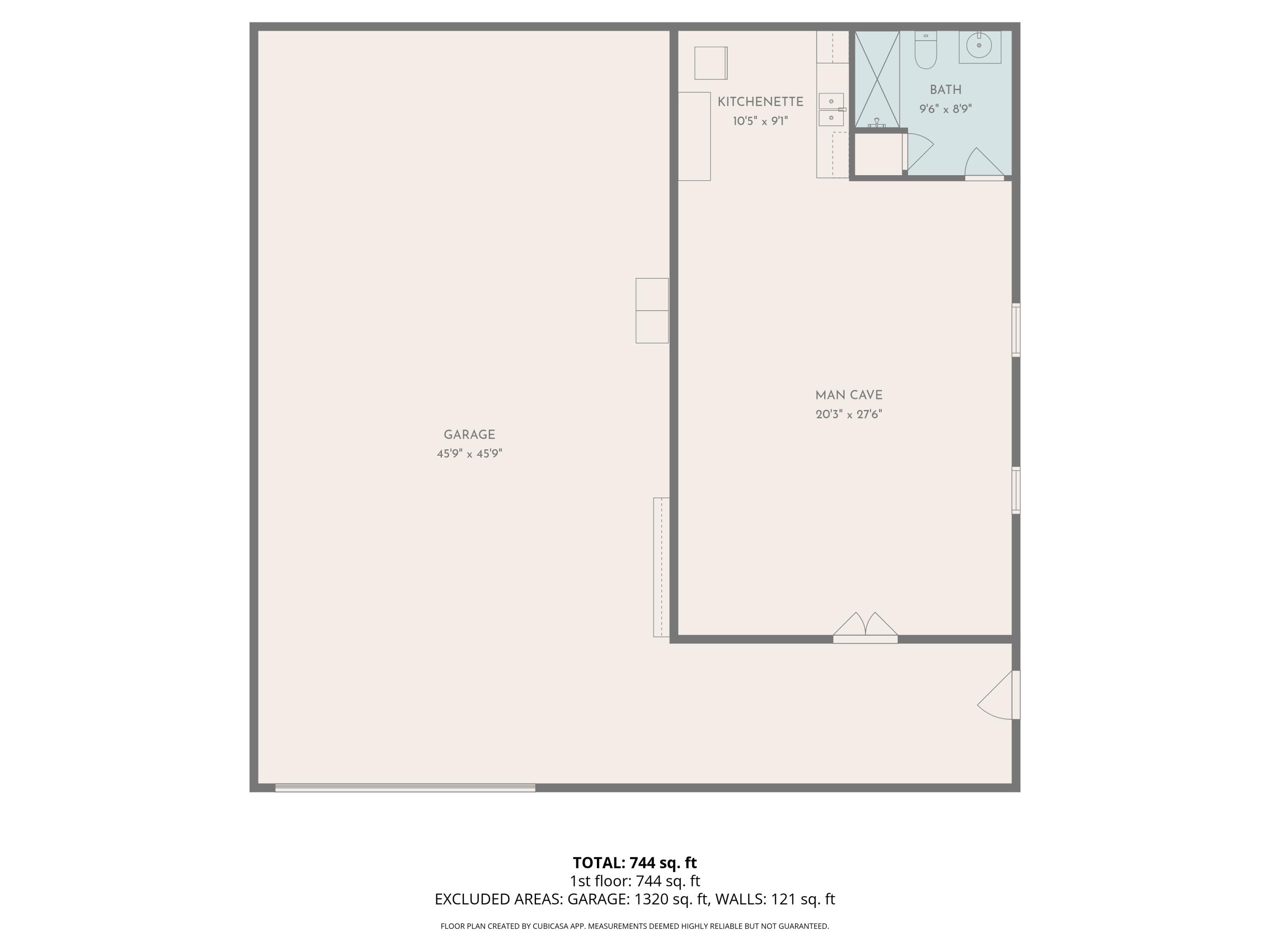 3687 Princess Pond Road Summerton, SC 29148 - Photo 80 of 80 3687 Princess Pond garage floor plan jpg