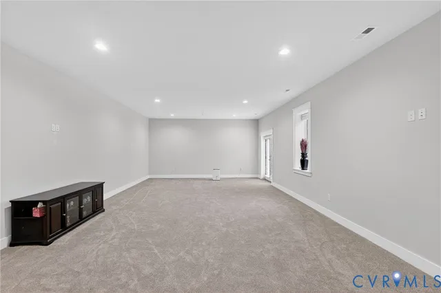 a view of an empty room