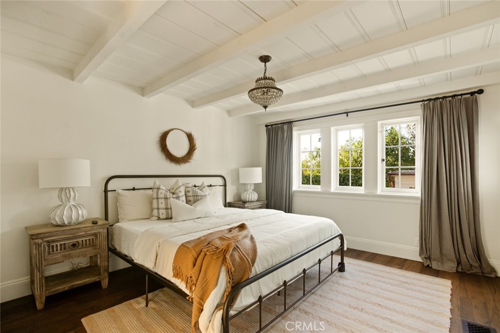 326 Ruby Street Laguna Beach, CA 92651 - Photo 50 of 71 a bedroom with a large bed and a window