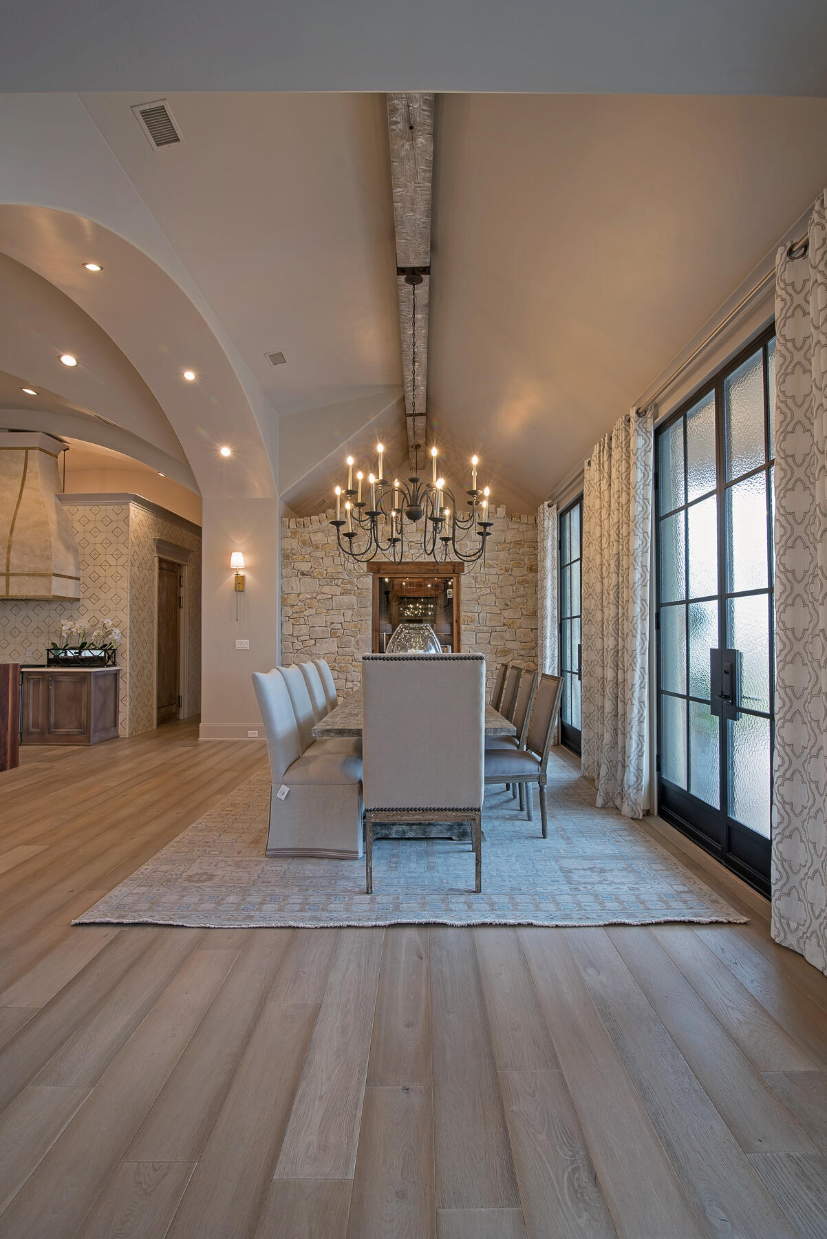 4008 139th Street Lubbock, TX 79423 - Photo 4 of 47 a view of a dining room with furniture and wooden floor