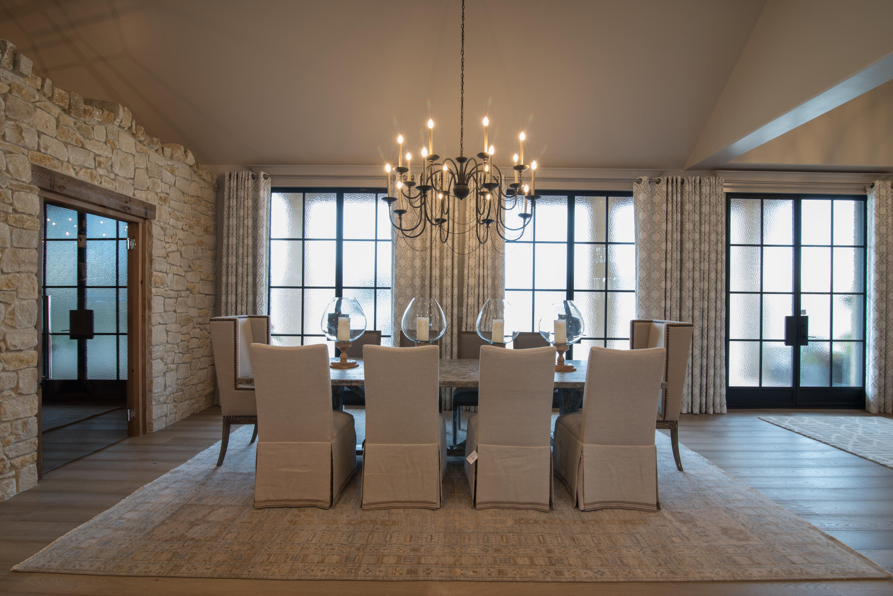 4008 139th Street Lubbock, TX 79423 - Photo 5 of 47 a view of a dining room with furniture window and wooden floor