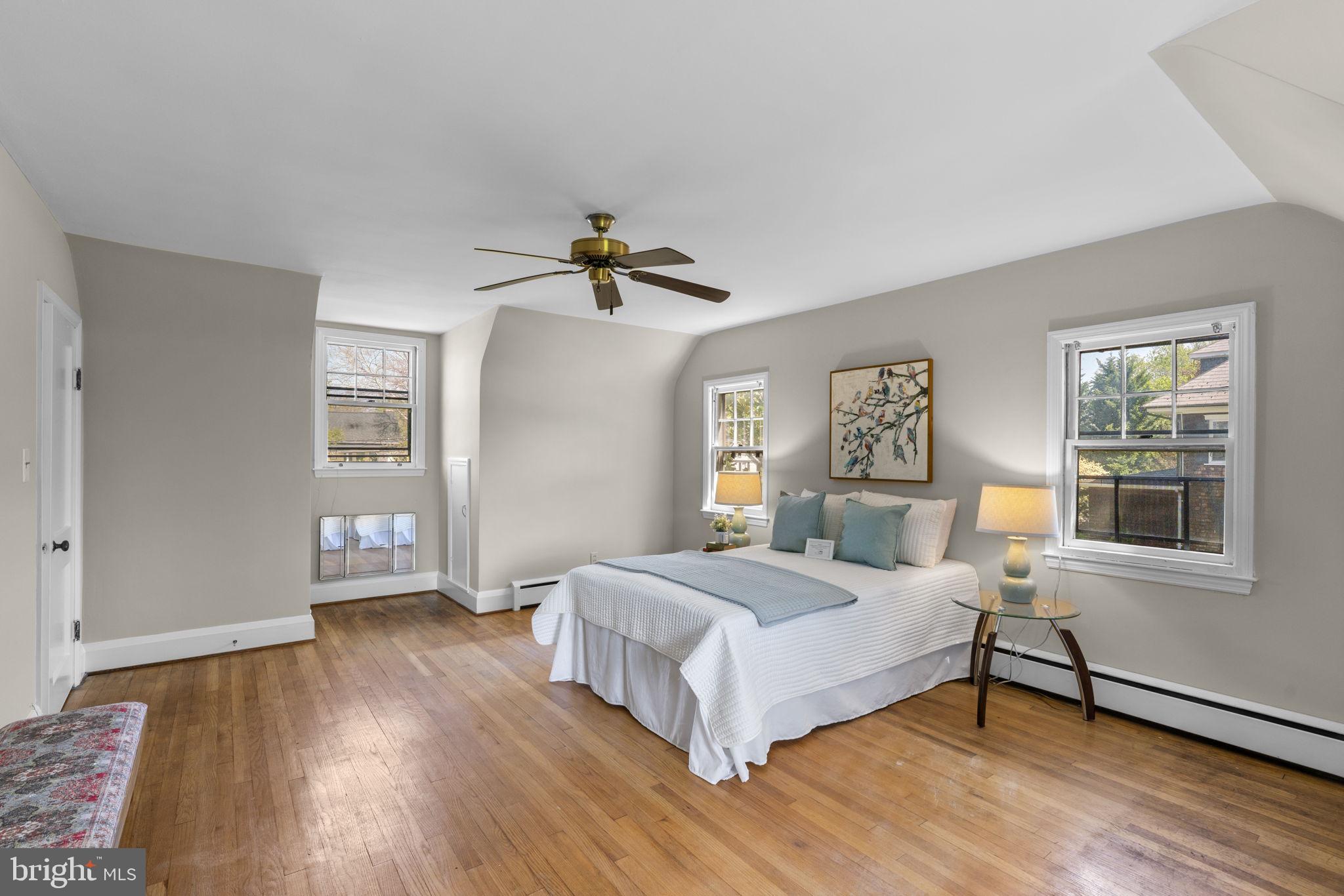 211 West Maple Road Linthicum Heights, MD 21090 - Photo 20 of 44 Wood floors & ceiling fan