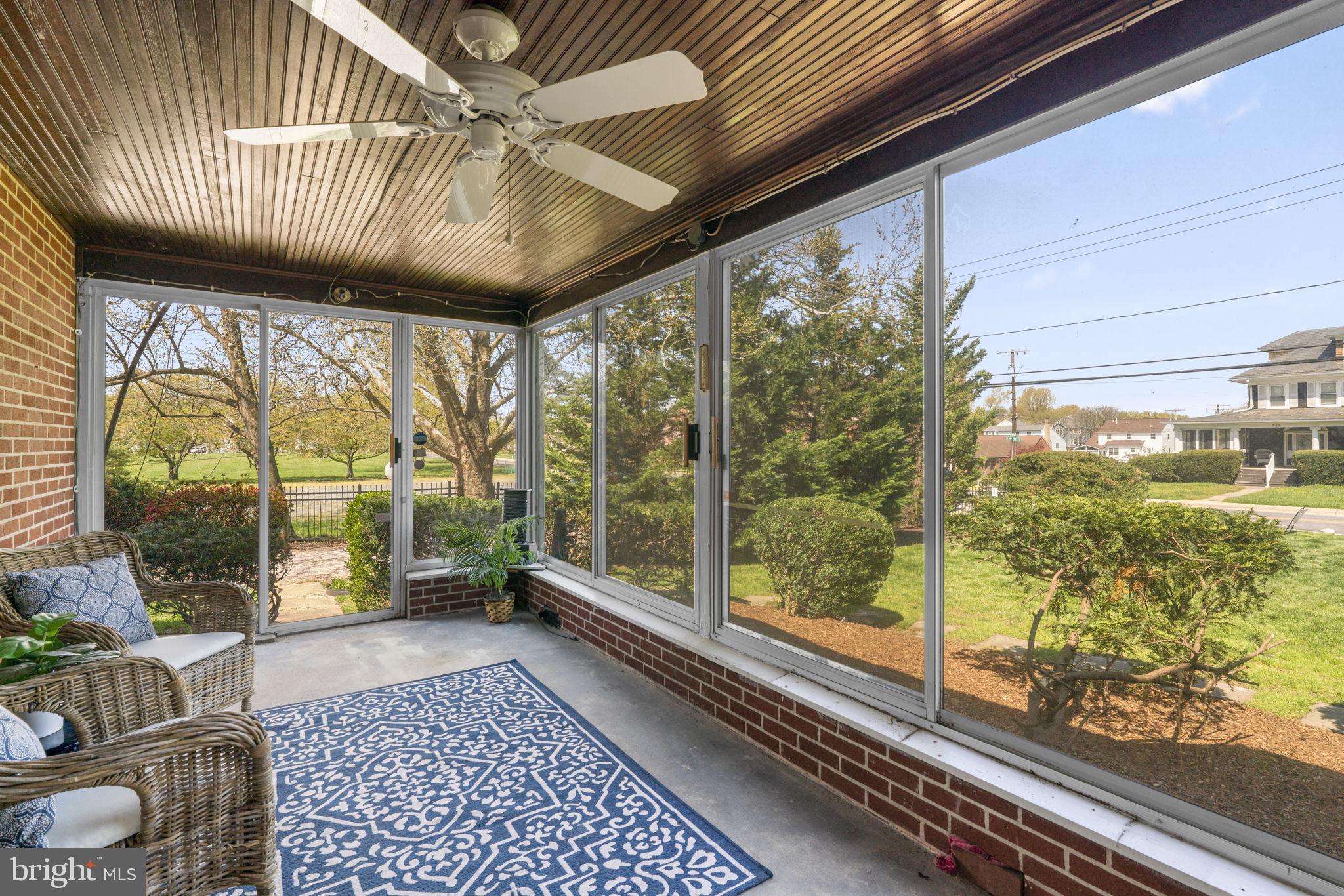 211 West Maple Road Linthicum Heights, MD 21090 - Photo 32 of 44 Sunroom with ceiling fan