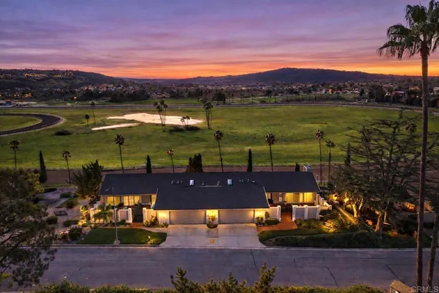 a view of a lake with a mountain in the background