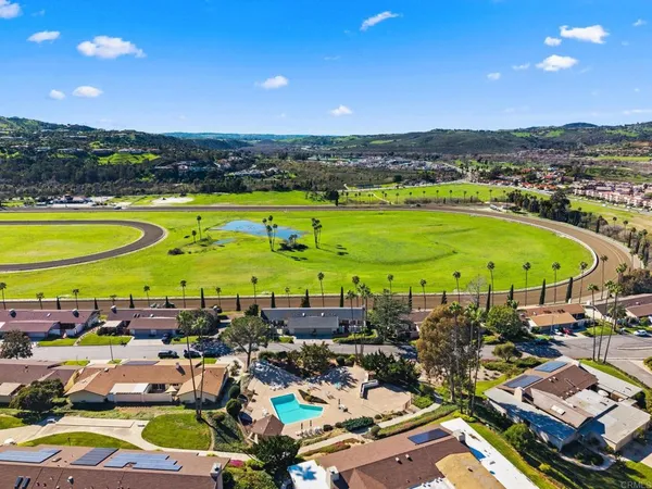 a view of a city with an ocean