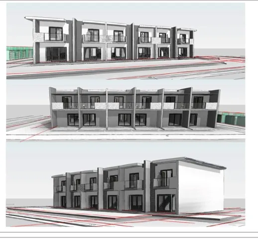 a building view with a outdoor space