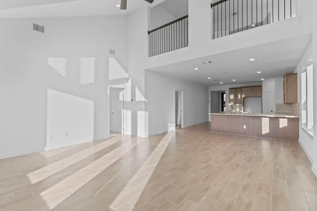 a view of an empty room