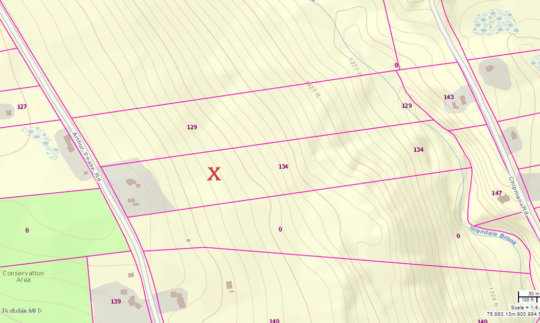 134 Arthur Pease Road Middlefield, MA 01011 - Photo 54 of 54 GIS map