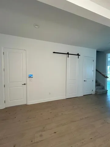 a view of an empty room