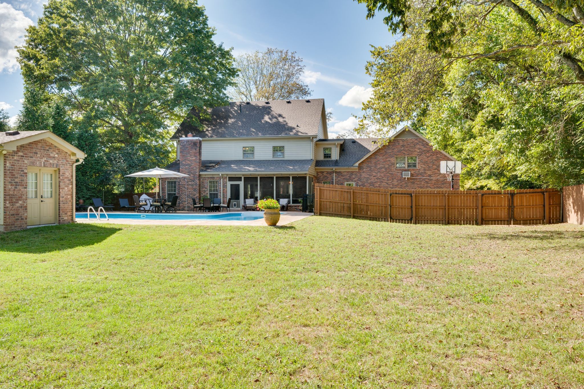 1400 Arrowhead Drive Brentwood, TN 37027 - Photo 15 of 15 a house view with swimming pool in front of it