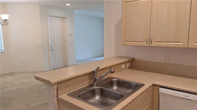 a close view of sink and tap