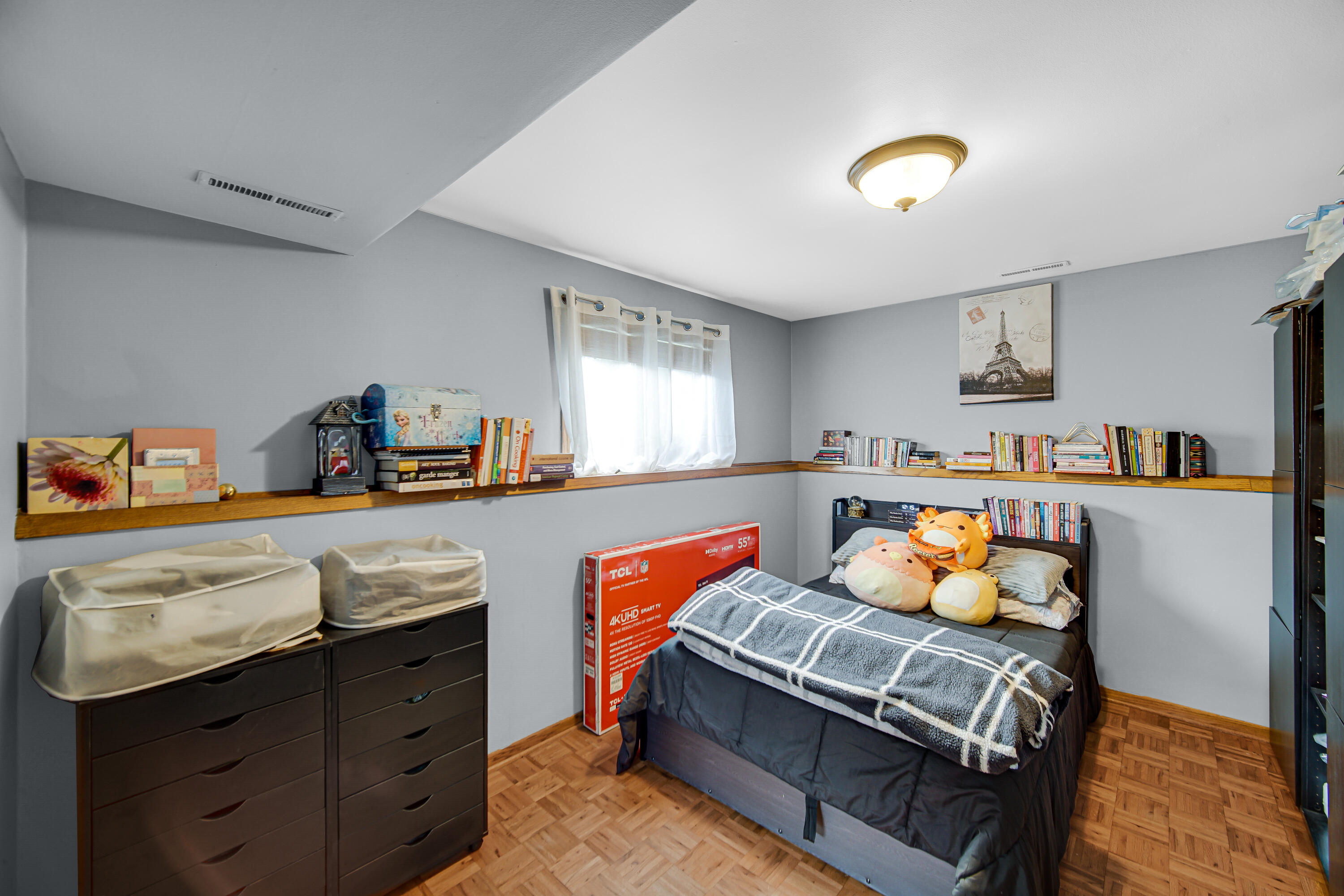 9017 Mathews Street Crown Point, IN 46307 - Photo 13 of 20 a bedroom with furniture and a bed